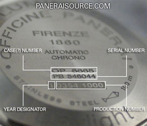 panerai caseback reference|panerai watch name.